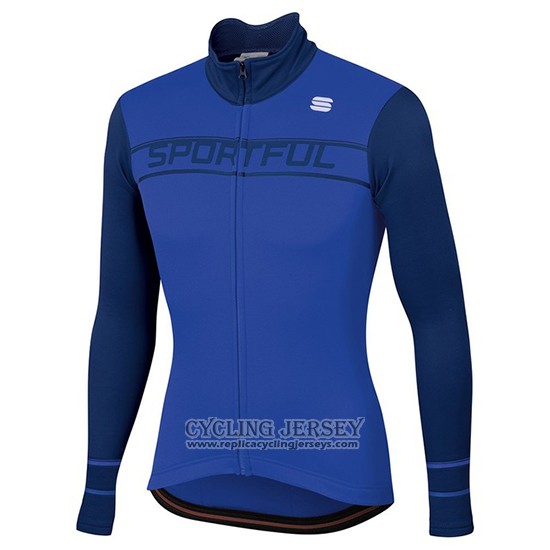 2020 Cycling Jersey Women Sportful Blue Long Sleeve And Bib Tight