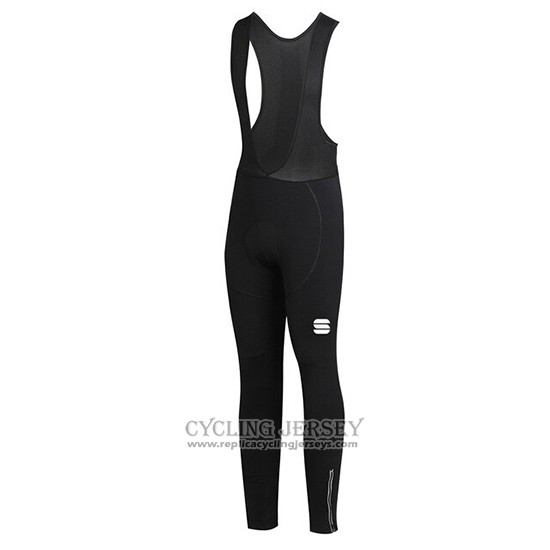 2020 Cycling Jersey Women Sportful Green Long Sleeve And Bib Tight