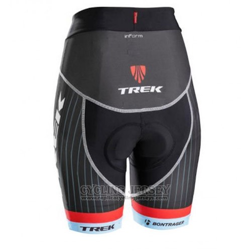 2015 Cycling Jersey Trek Blue and Black Short Sleeve and Bib Short