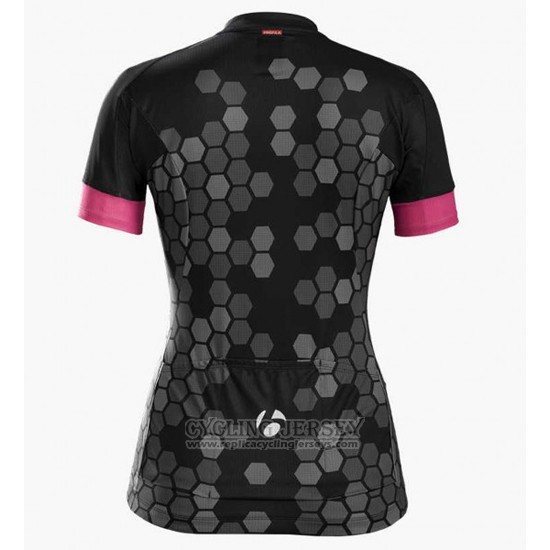 2016 Cycling Jersey Women Trek Black and White Short Sleeve and Bib Short