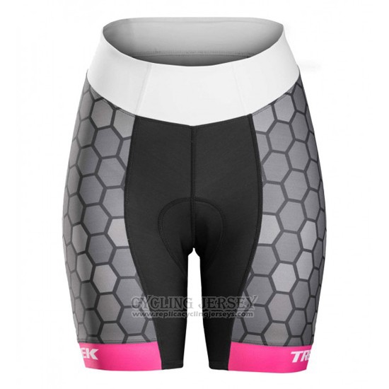 2016 Cycling Jersey Women Trek Black and White Short Sleeve and Bib Short