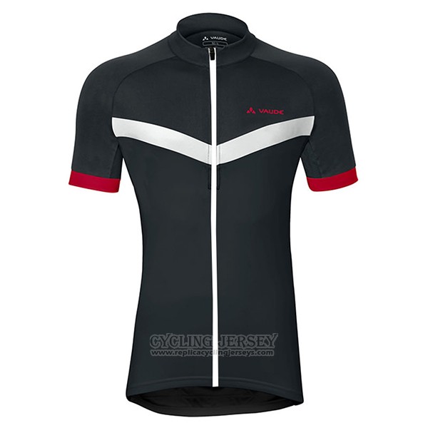 2017 Cycling Jersey Women Vaude Black Short Sleeve and Bib Short