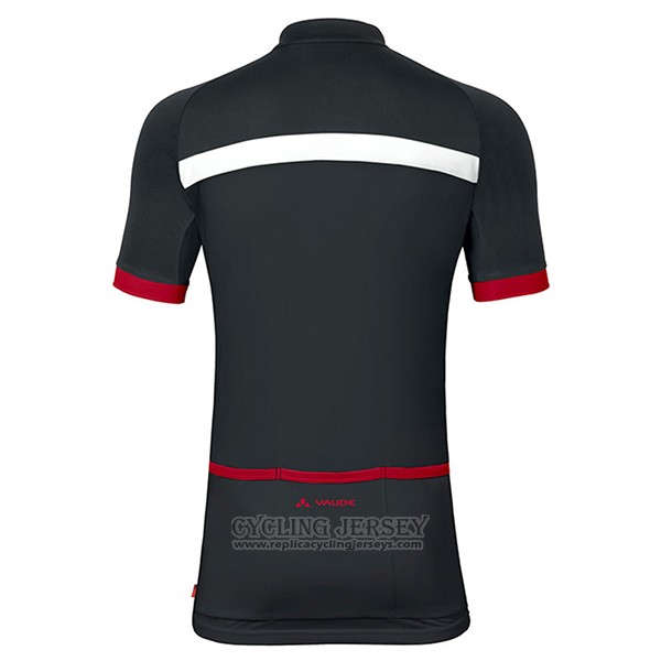 2017 Cycling Jersey Women Vaude Black Short Sleeve and Bib Short