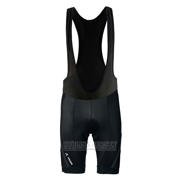 2017 Cycling Jersey Women Vaude Gray and Black Short Sleeve and Bib Short
