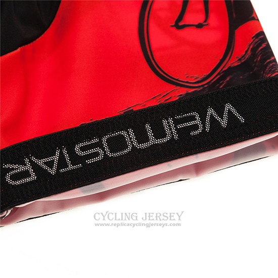 2019 Cycling Jersey Women Weimostar Red Short Sleeve and Bib Short